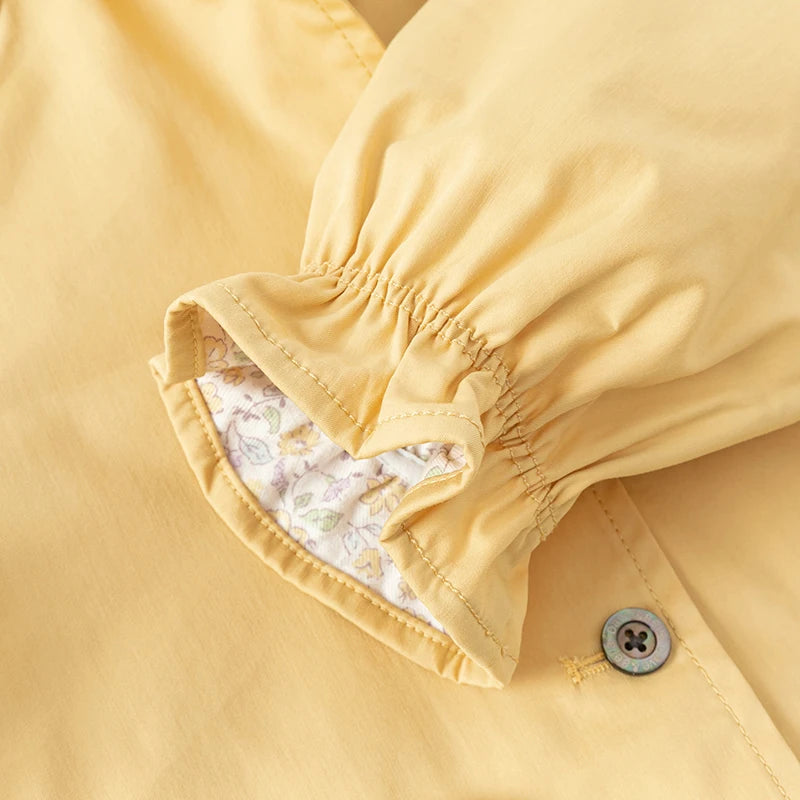 Dave Bella Girls Hooded Trench Coat for Spring Autumn