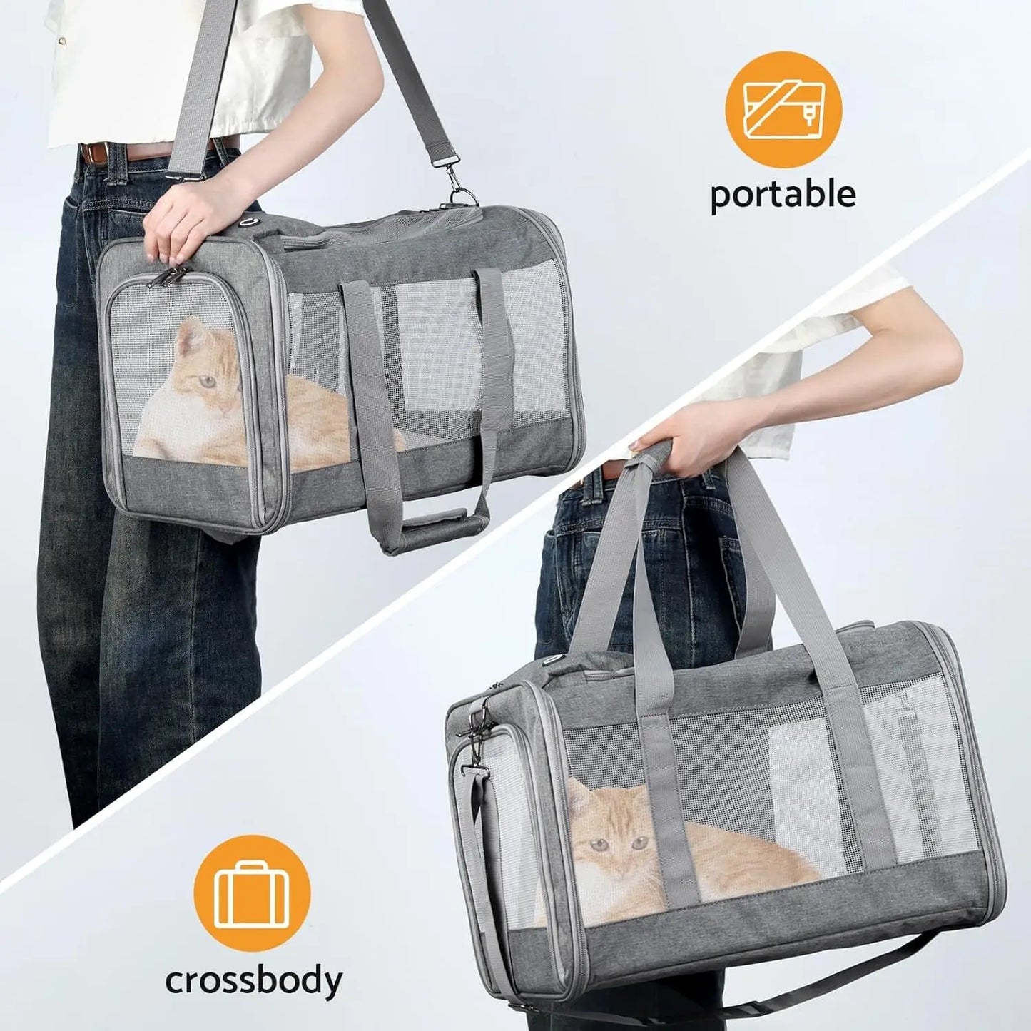 Airline Approved Soft Pet Carrier for Cats and Dogs