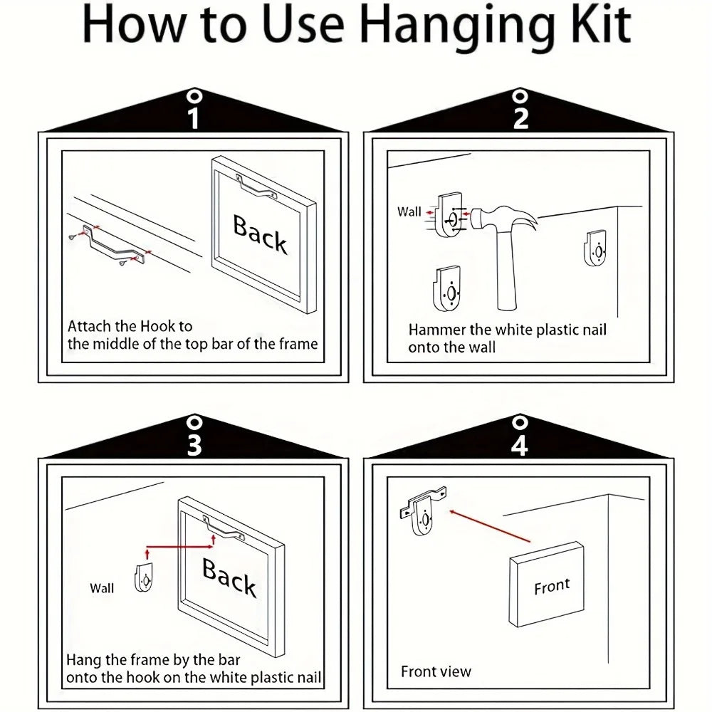 Abstract Floral Canvas Art With 1.5 Inch Pine Frame