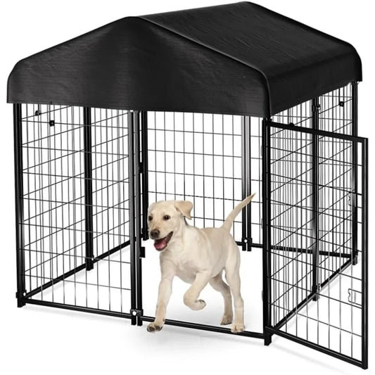Outdoor Dog Kennel Waterproof Roof Cover For Medium Dogs