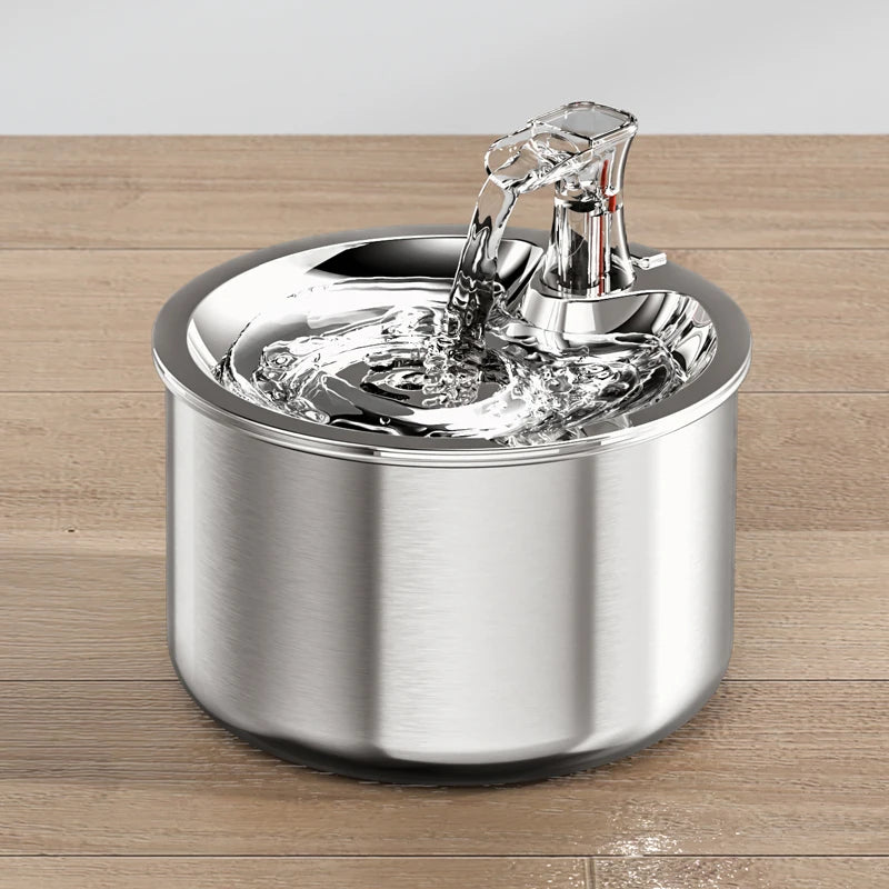 Automatic Stainless Steel Pet Water Dispenser Fountain 2L