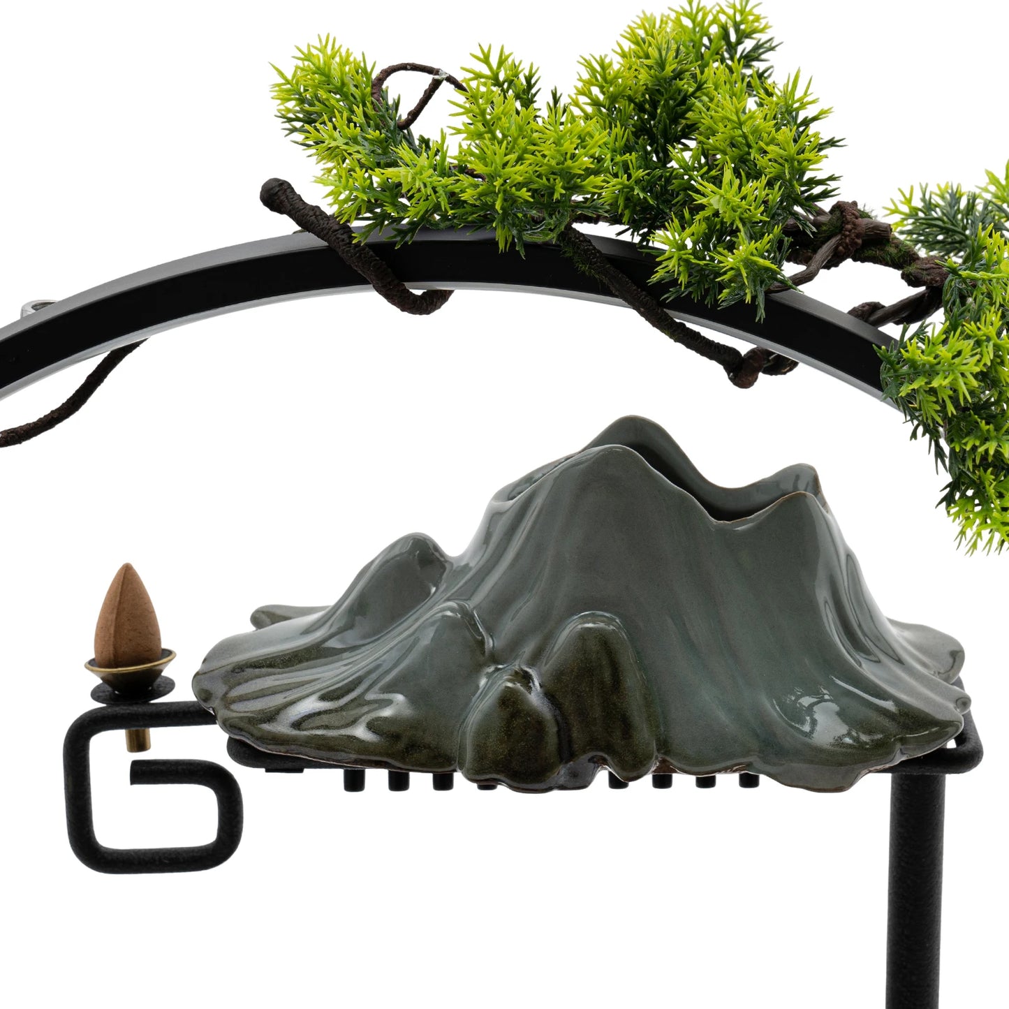 Tabletop Fountain Led Lights Waterfall Home Office Decor