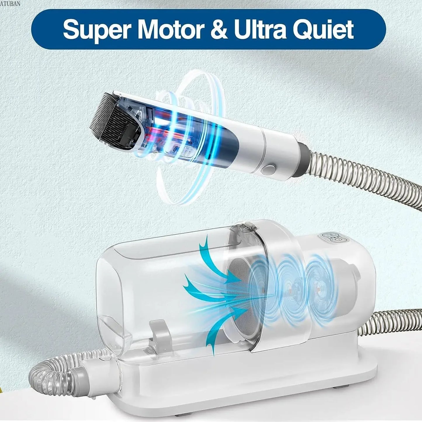 Dog Grooming Vacuum and Pet Grooming Kit with Large Capacity