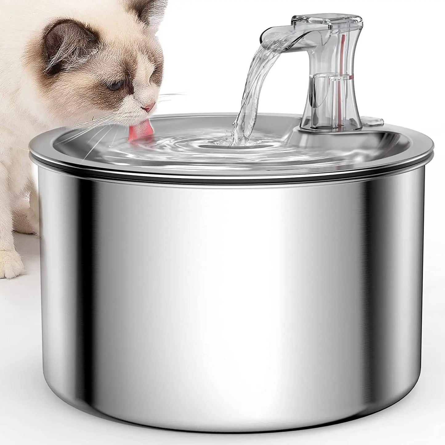 Automatic Stainless Steel Pet Water Dispenser Fountain 2L