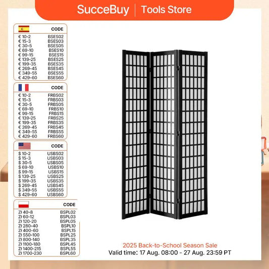 Wood Folding Privacy Screen 3 4 6 Panels Room Divider