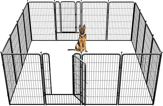 Rollick Dog Playpen For Yard RV Camping 45 Inch 16 Panels