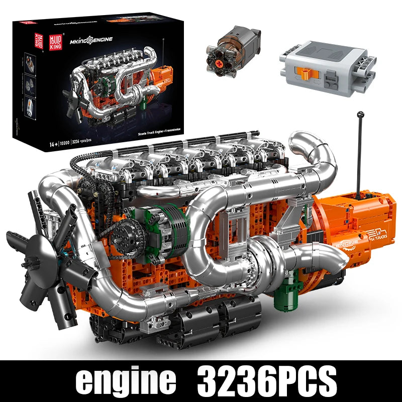 Mould King 10200 Motorized Truck Building Block Set