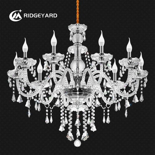 Ridgeyard Crystal Chandelier Modern Luxury Hallway Light