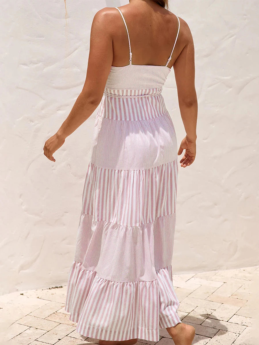 Elegant Floral Off-Shoulder Maxi Dress for Summer Parties