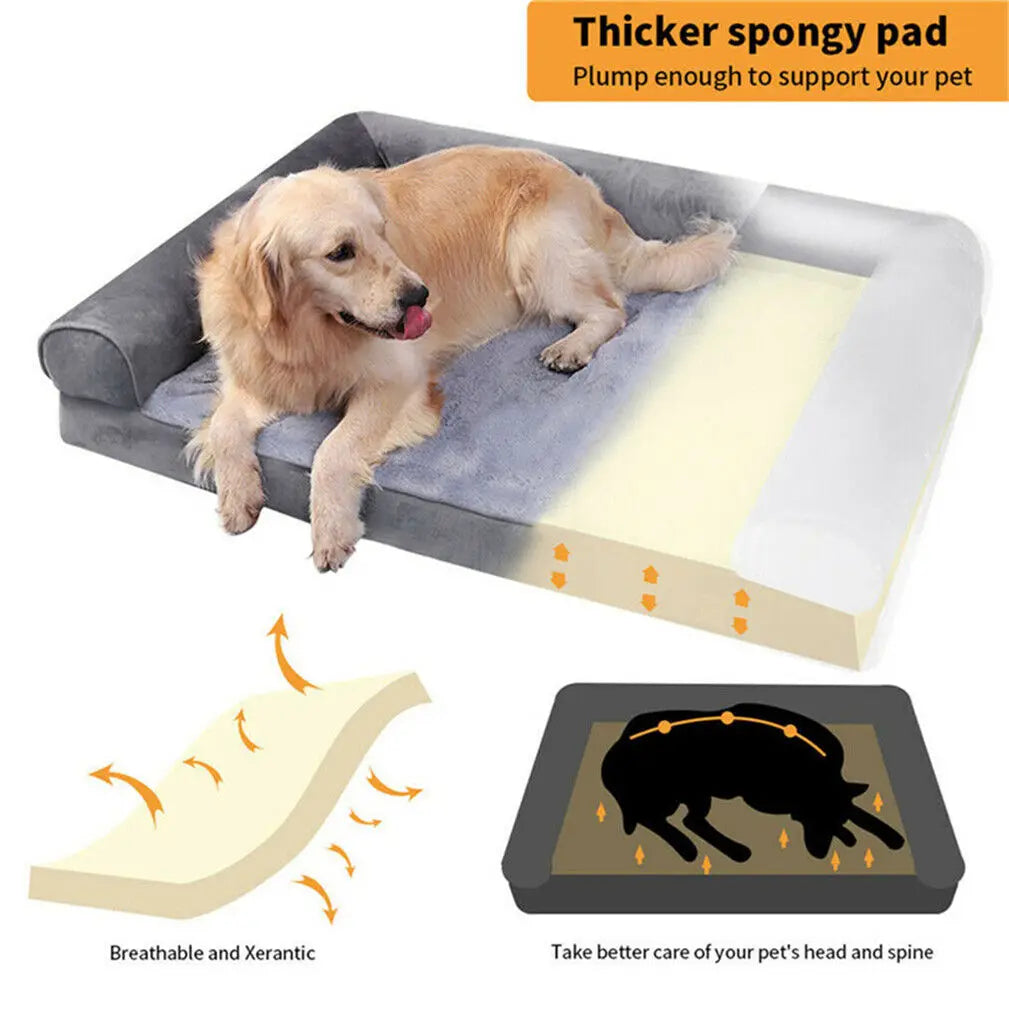 Extra Large Orthopedic Dog Bed With Removable Cover