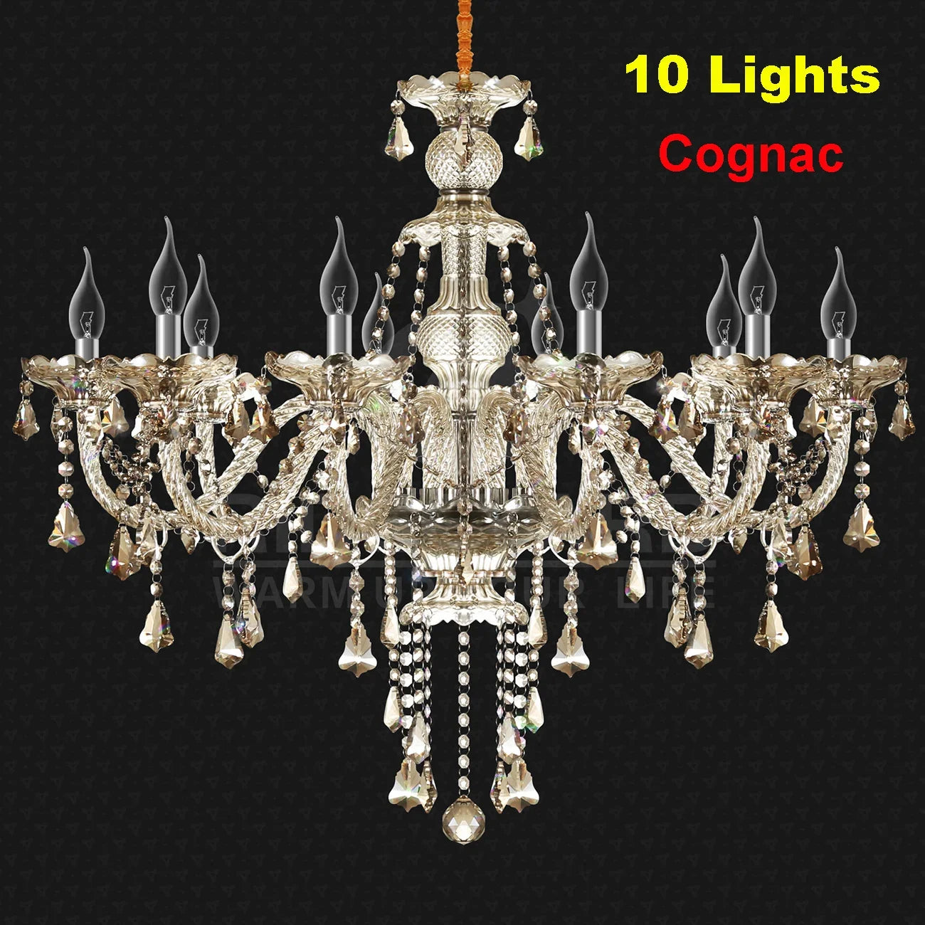 Ridgeyard Crystal Chandelier Modern Luxury Hallway Light