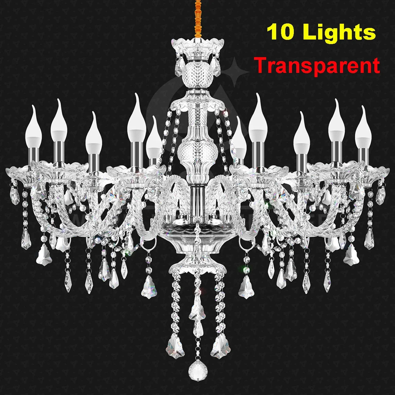 Ridgeyard Crystal Chandelier Modern Luxury Hallway Light