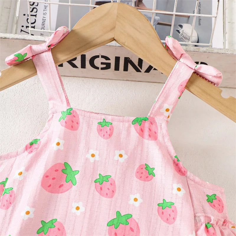 Adorable Baby Girl Floral Ruffle Top and Shorts Set