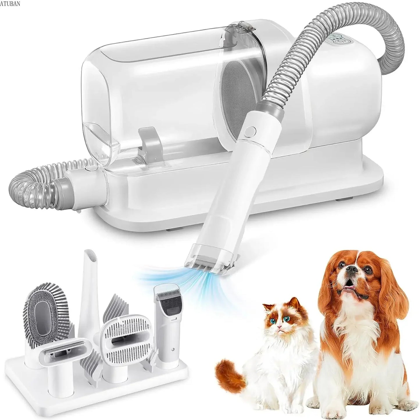 Dog Grooming Vacuum and Pet Grooming Kit with Large Capacity
