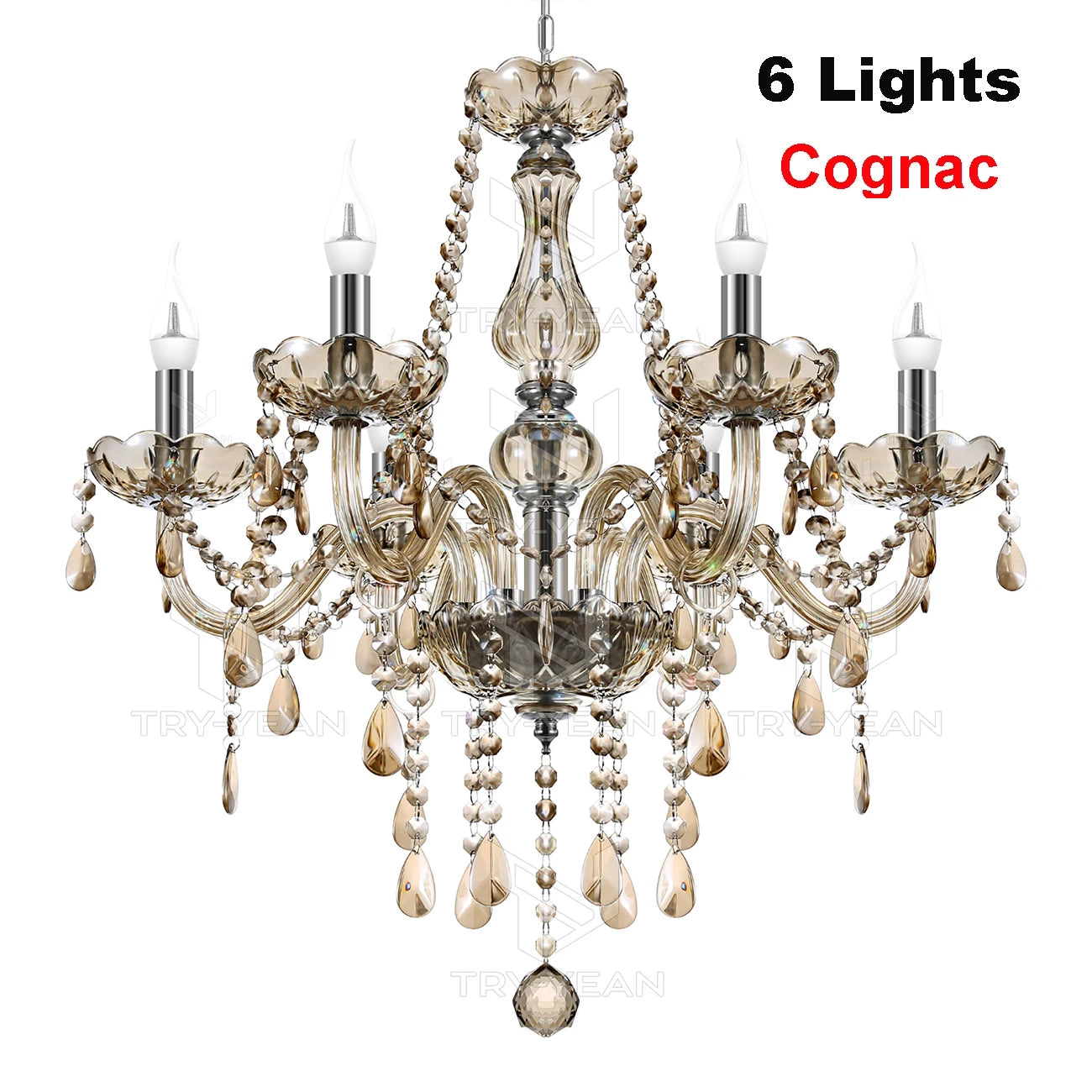 Ridgeyard Crystal Chandelier Modern Luxury Hallway Light