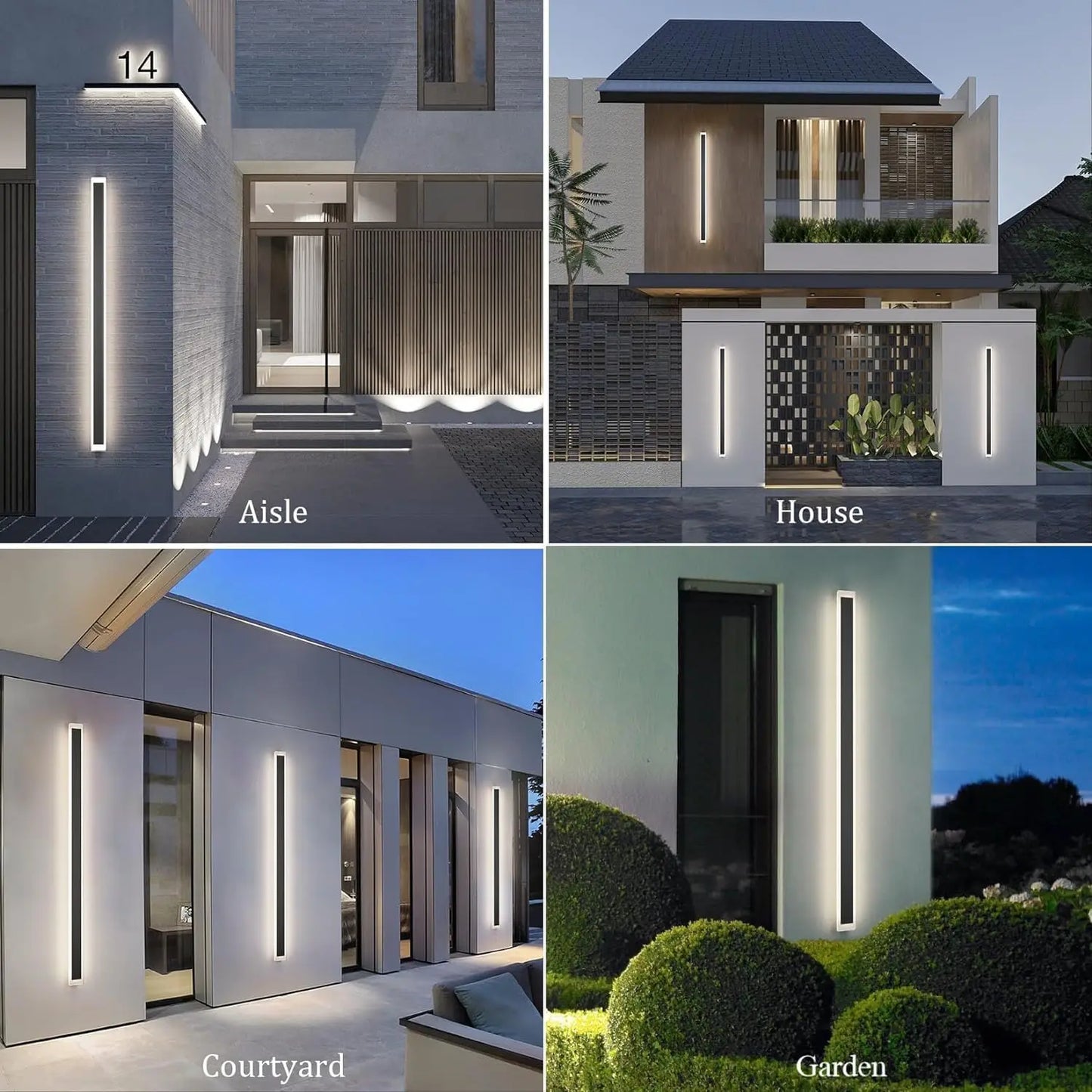 Modern LED Waterproof Wall Lamp for Outdoor Use