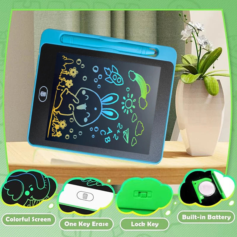 12 Pack Colorful LCD Writing Tablets for Kids 6.5 Inch