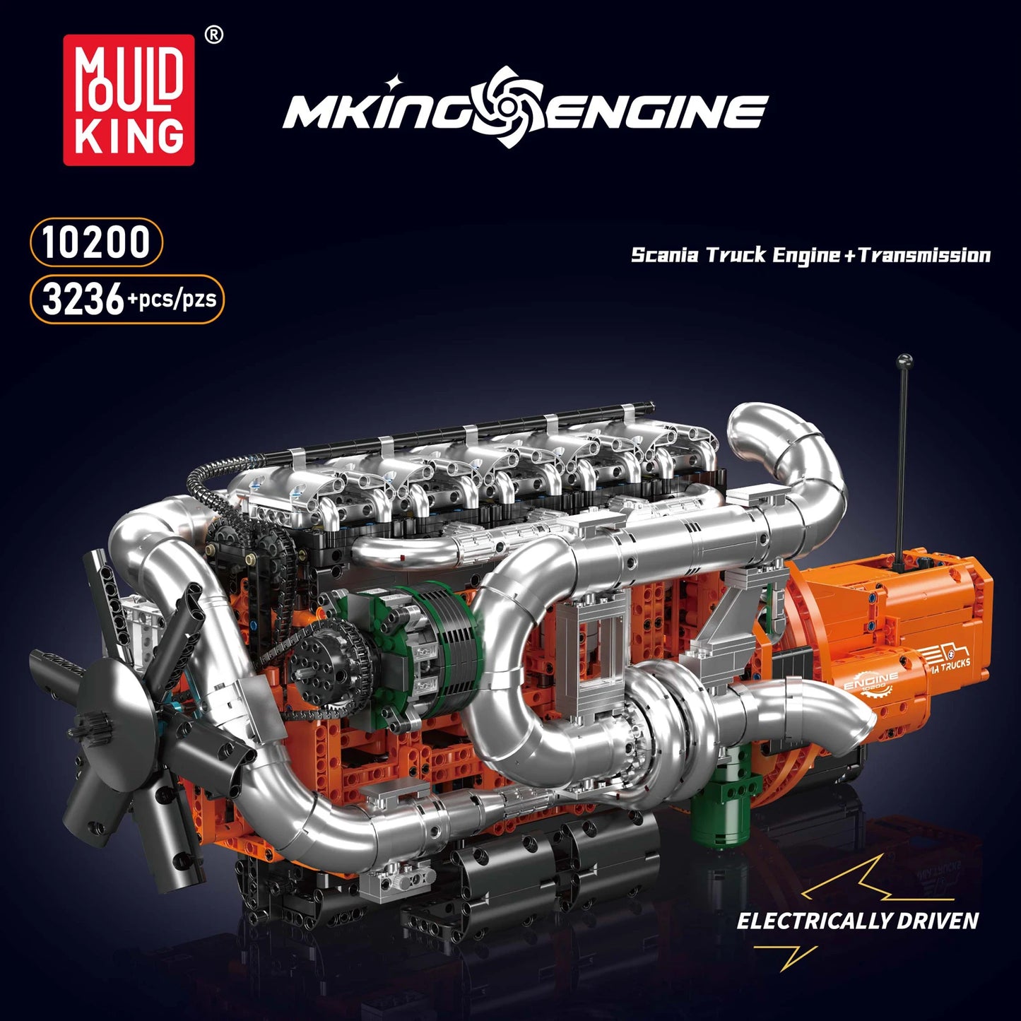 Mould King 10200 Motorized Truck Building Block Set