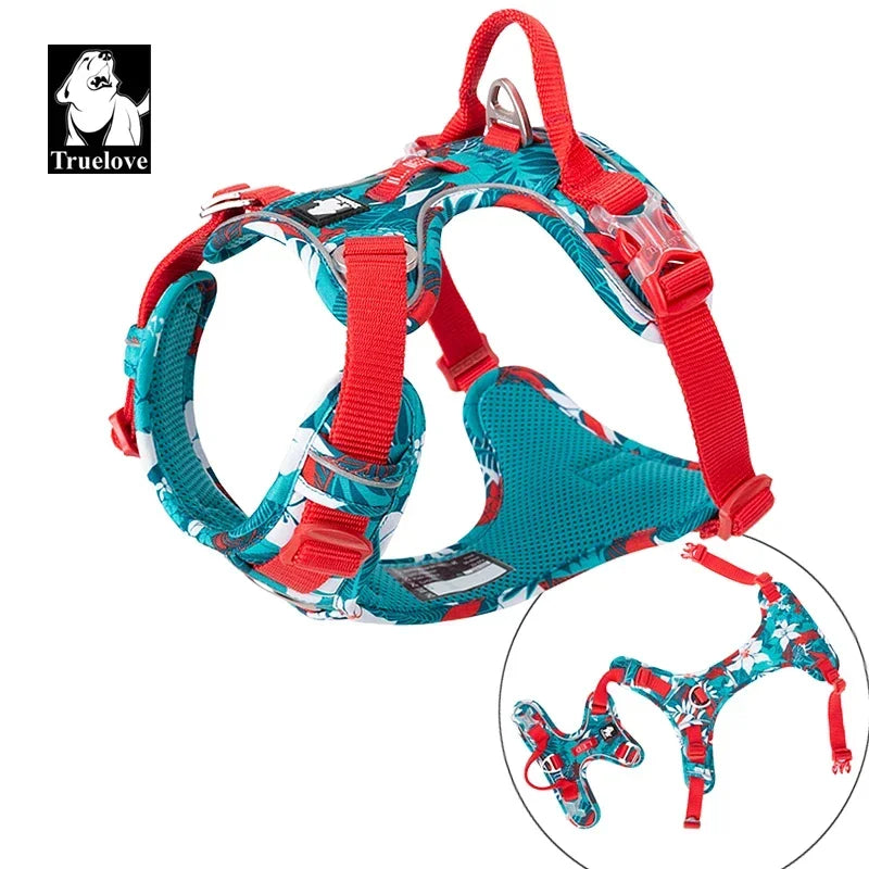 Truelove Camouflage Reflective Dog Harness Easy Adjust TLH5653