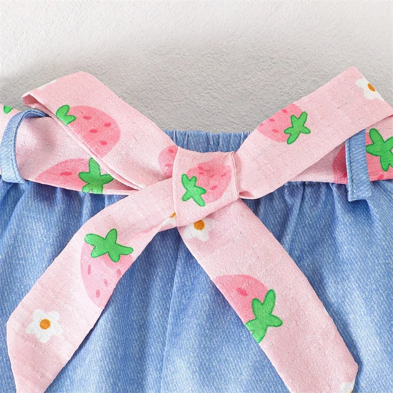 Adorable Baby Girl Floral Ruffle Top and Shorts Set