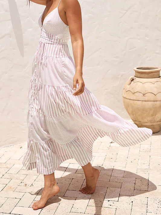 Elegant Floral Off-Shoulder Maxi Dress for Summer Parties