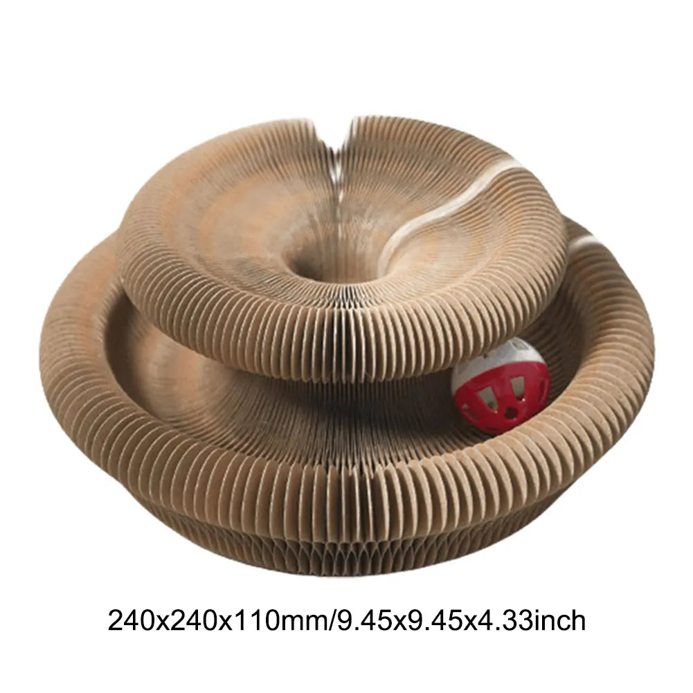 Magic Organ Cat Scratching Board Foldable Interactive Toy