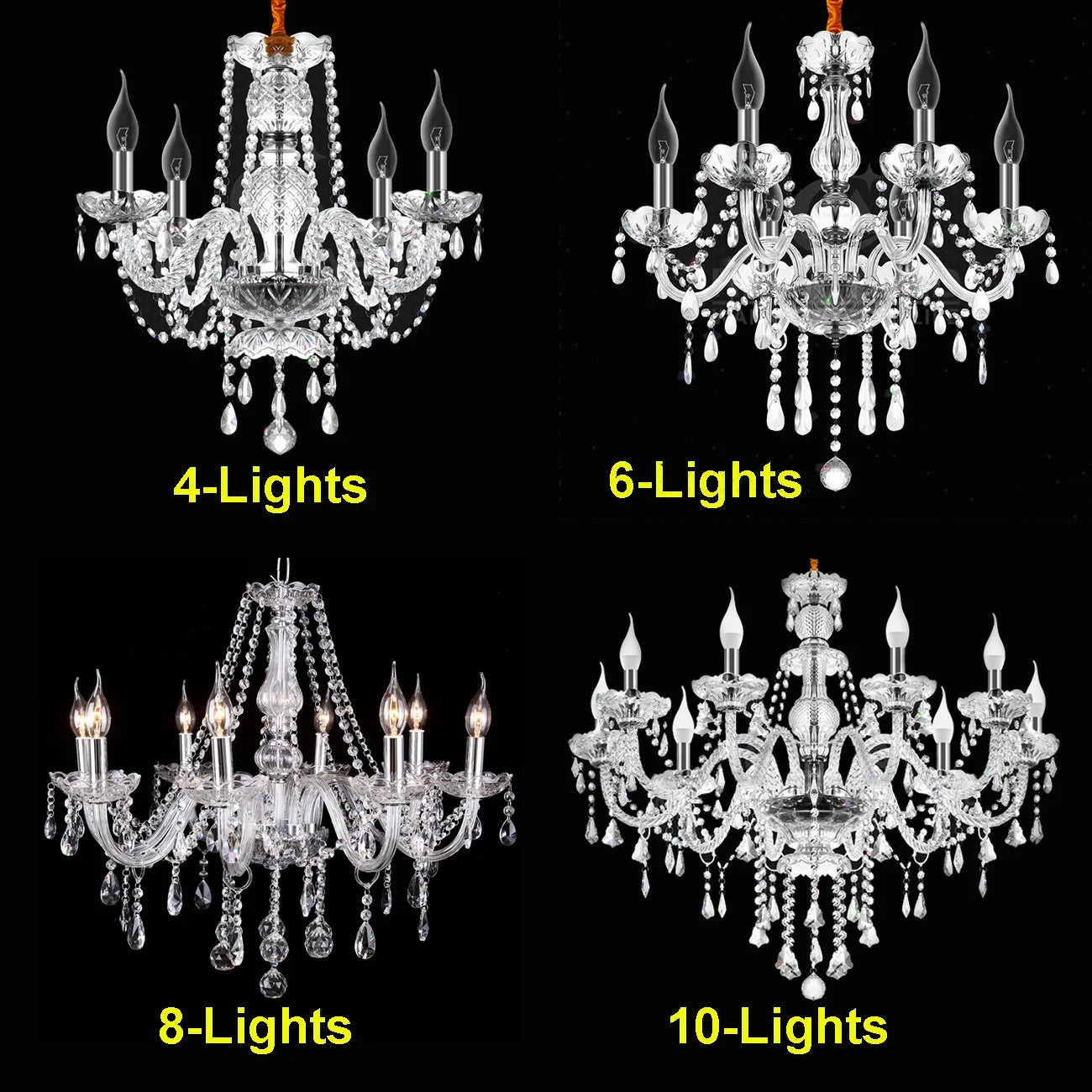 Ridgeyard Crystal Chandelier Modern Luxury Hallway Light