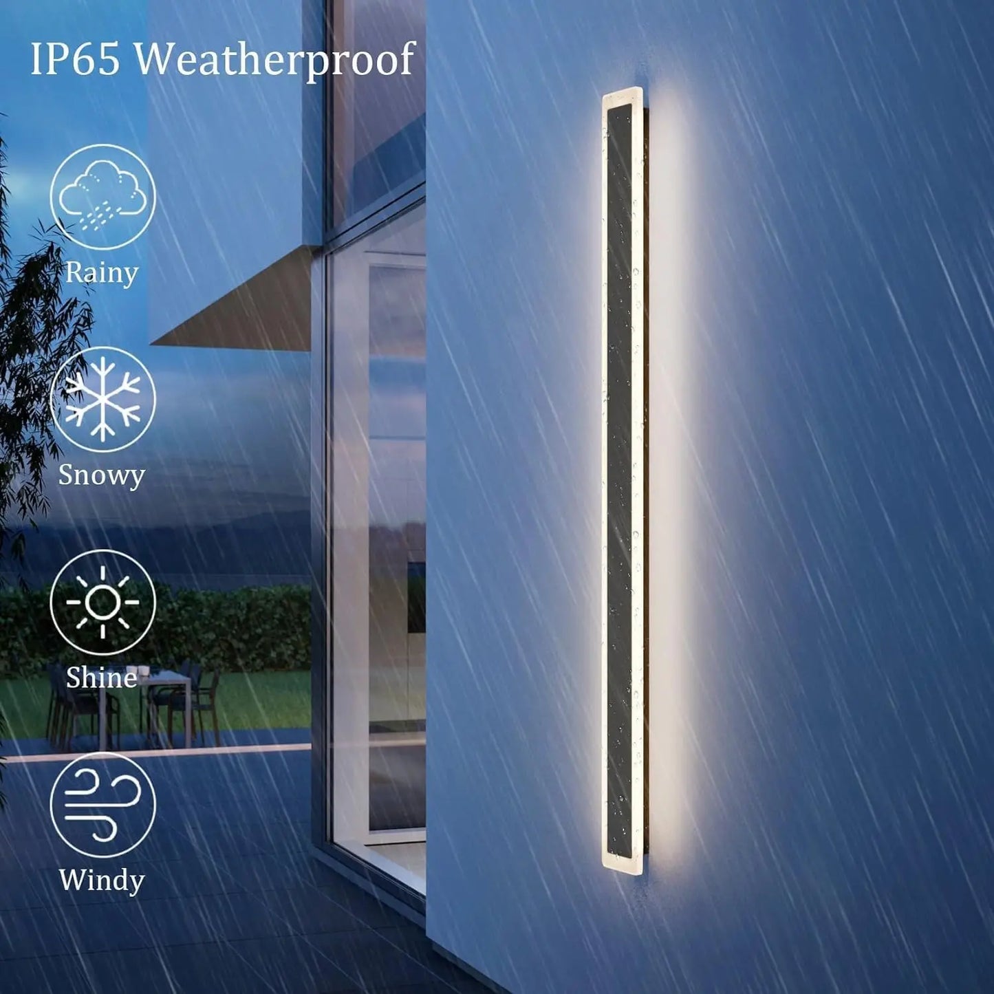 Modern LED Waterproof Wall Lamp for Outdoor Use