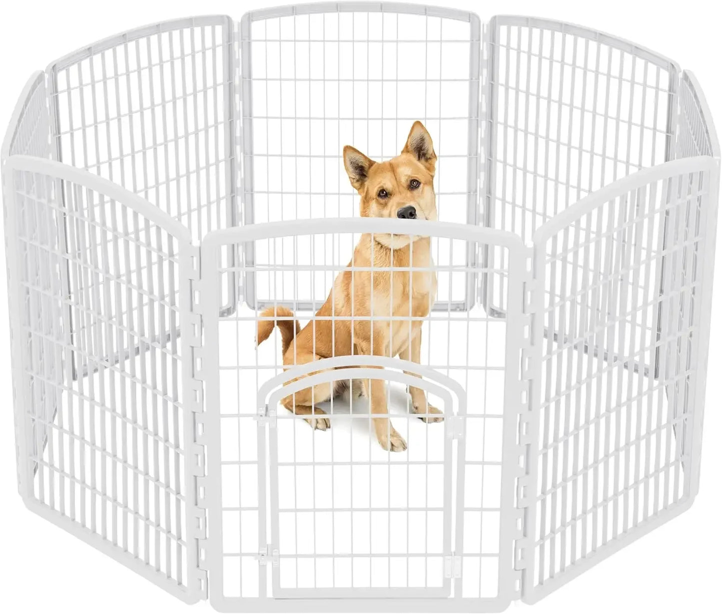 8 Panel Indoor Outdoor Pet Playpen with Door and Custom Design